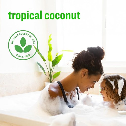 Everyone 3-in-1 Kids Soap | Tropical Coconut Body Wash, Shampoo & Bubble Bath - 32 Oz (Pack of 2)