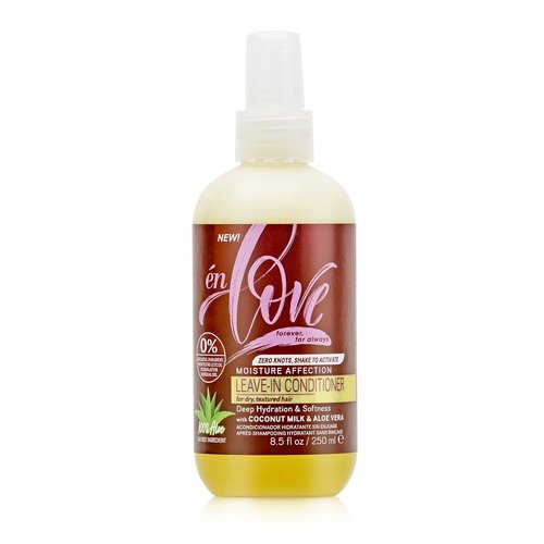 Moisture Crush Leave-In Conditioner - Deep Hydration with Coconut Milk & Aloe Vera | Detangles, Reduces Frizz | Paraben-Free, Sulfate-Free