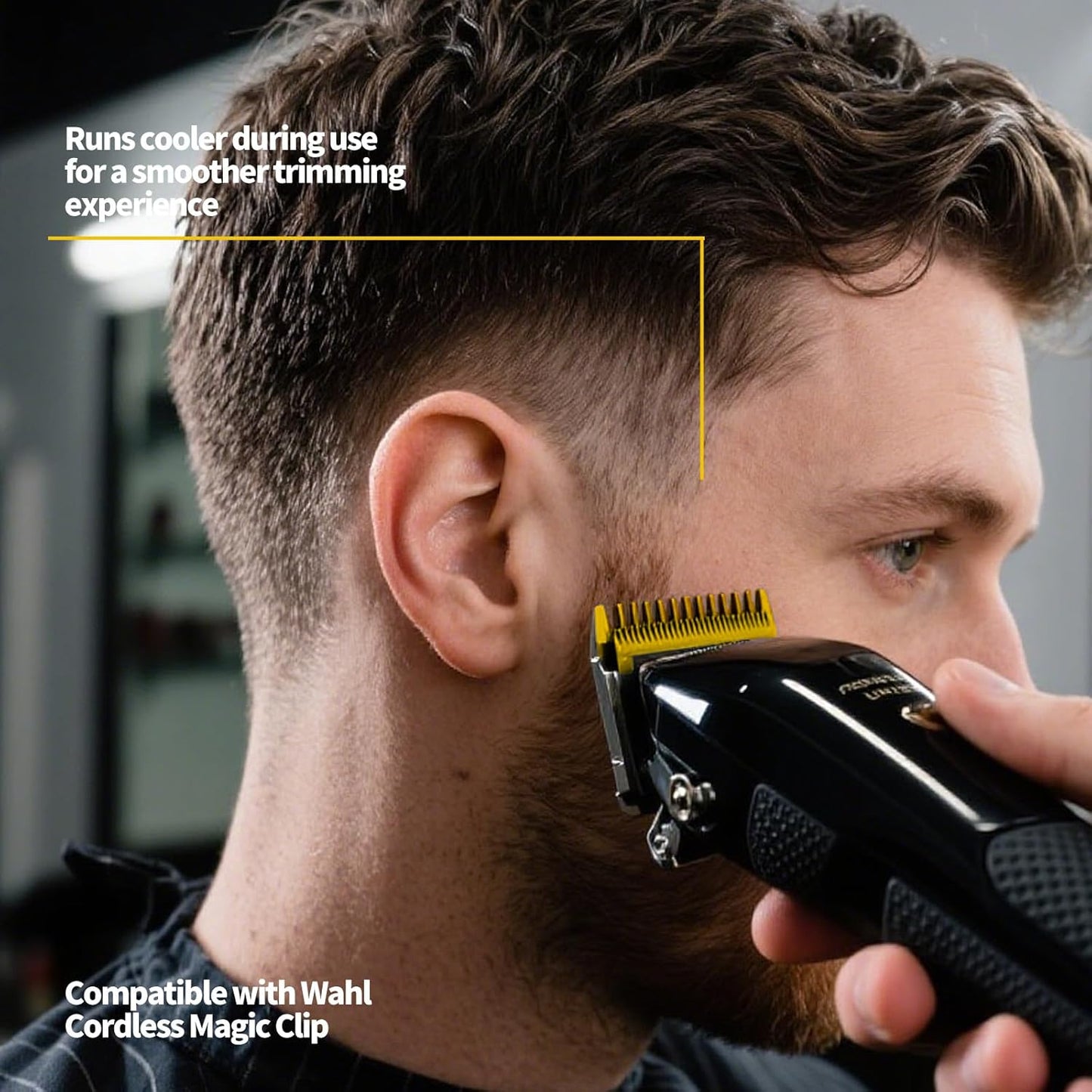 Wahl 5 Star Replacement Blade Set - Professional 2-Hole Stagger Tooth Gold Blades for Hair Clippers