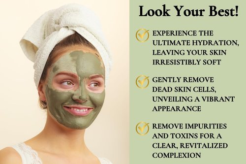 Regine Switzerland Moisturizing Face Mask - Organic Neem & Clay Formula for Dry Skin | Hydrates & Softens, 7 oz