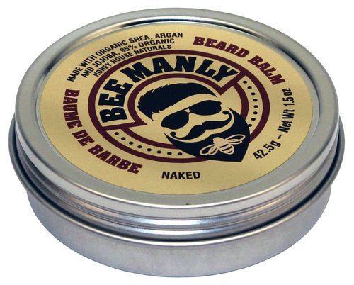 Honey House Naturals Beard Balm - All-Natural Ultra Moisturizing Formula - 1.5 oz Travel Tin