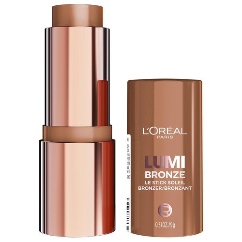 L'Oreal Paris Lumi Bronze Bronzer Stick - Cream-To-Powder Formula for Sunkissed Glow | 110 Toasted Sunlight