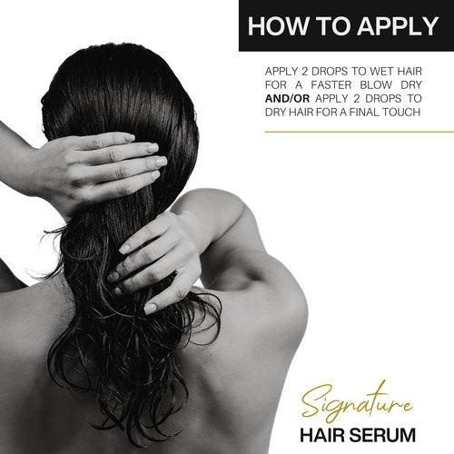 Cristian Rovere Signature Hair Serum - Organic Argan Oil & Acai Extract for Frizz Control - 1.7 Fl Oz