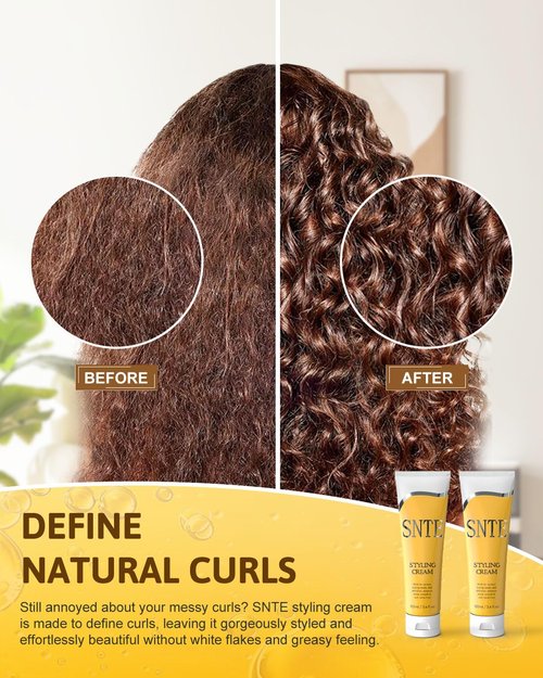 Samnyte Hair Wax Stick & Styling Cream Kit, Slick Back Hair Products for Women, Kids, Non-greasy Fly Away Stick for Hair, Hair Styling Accessories for Buns, Braiding