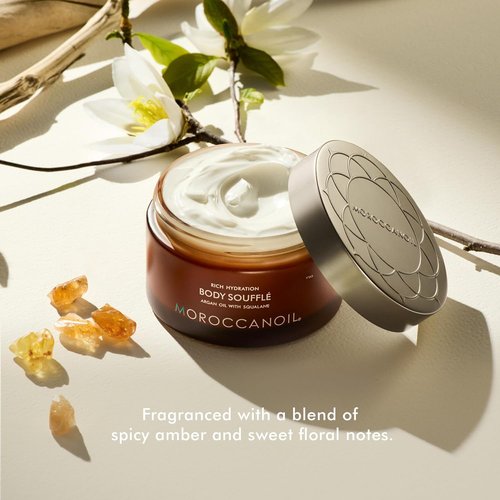 Moroccanoil Body Soufflé - Original Fragrance Hydrating Cream | 6.7 Fl. Oz.