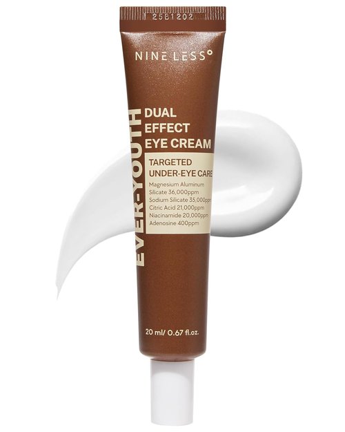 NINELESS Ever-Youth Eye Cream - Instant Lifting Technology with Niacinamide & Hyaluronic Acid | 0.5 fl oz