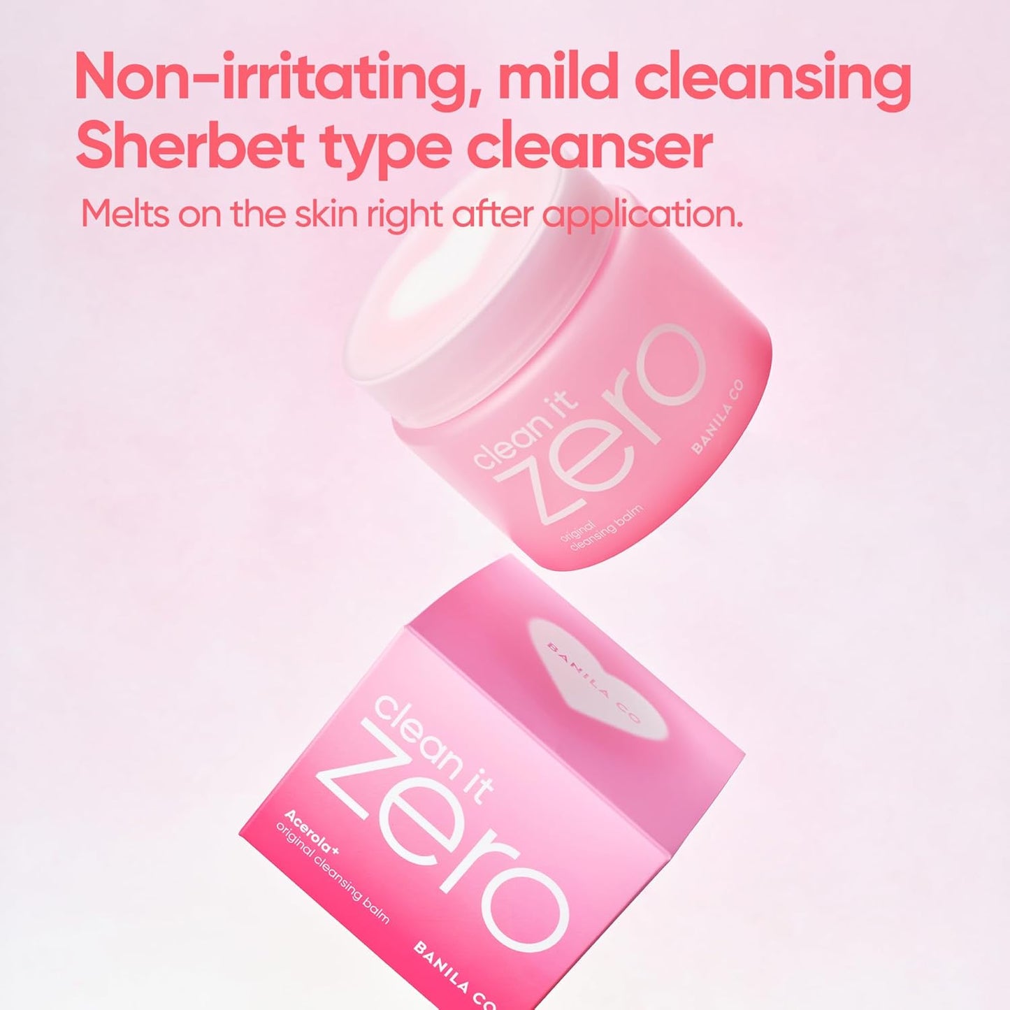 BANILA CO Clean It Zero Original Cleansing Balm - Vegan Korean Makeup Remover with Acerola Berry & Vitamin C | 180ml / 6.08 fl.oz