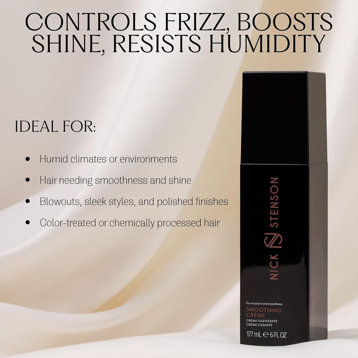 Skiennix Smoothing Créme - Moisturizing Anti-Humidity Hair Cream for Frizz Control & Shine | 6 oz