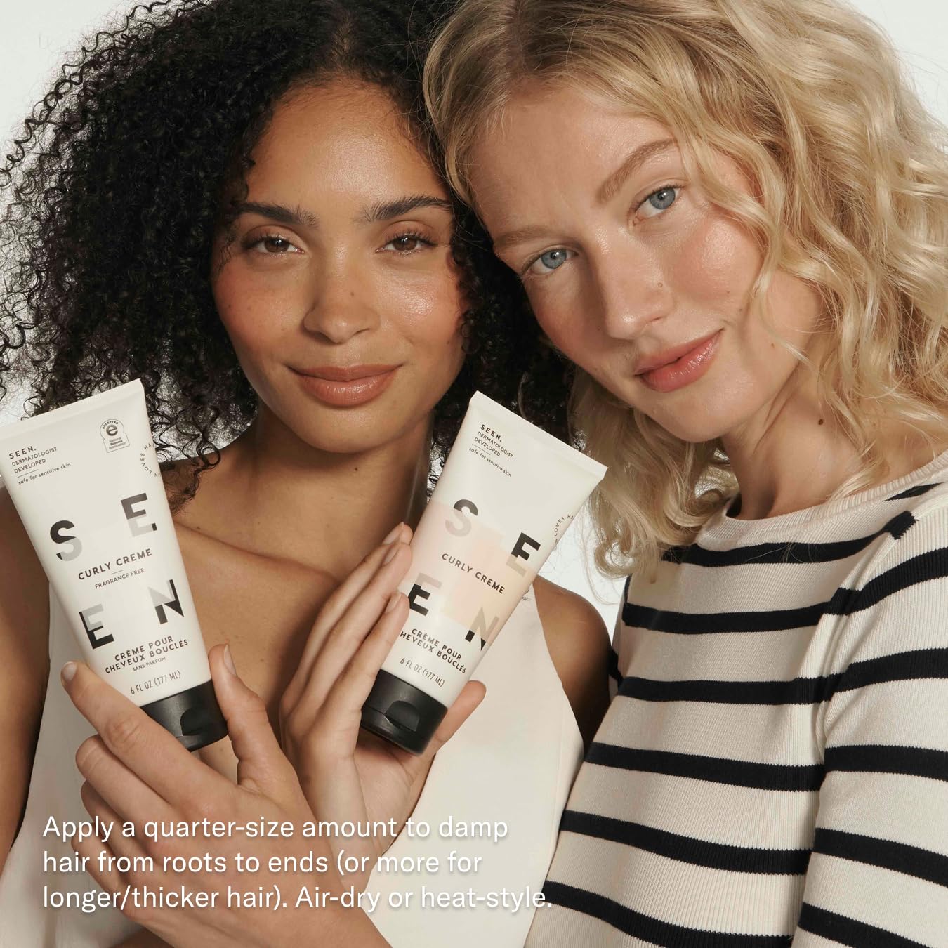 SEEN Curly On The Go Kit | Curl-Defining Hair Bundle - Non-Comedogenic & Scented - Anti-Frizz Protection