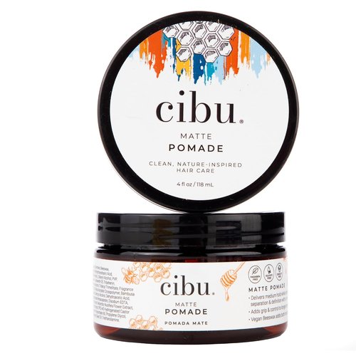 CIBU Matte Pomade - Nutrient-Rich Hair Styling for Men & Women - Long-Lasting Hold | 4oz