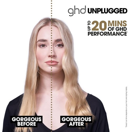 GHD Unplugged Styler - Cordless Flat Iron for Effortless Styling Anywhere - 1 Inch