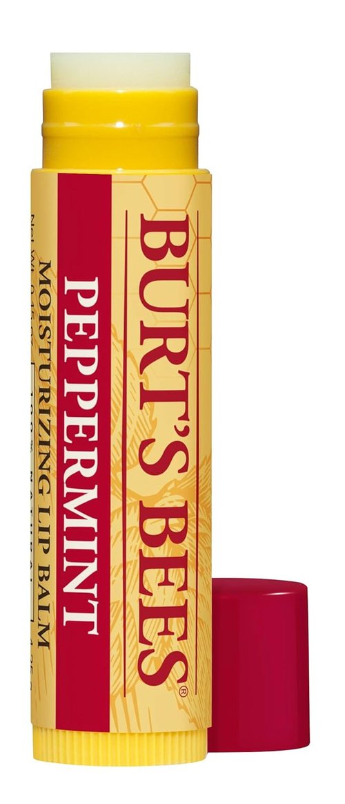Burt's Bees Peppermint Lip Balm - Nourishing Hydration for Unisex | 0.15 Ounce