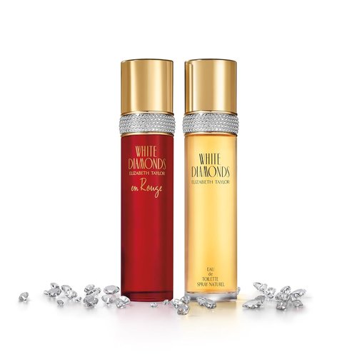 Elizabeth Taylor White Diamonds En Rouge Perfume - Elegant Eau De Toilette Spray, 3.3 Fl Oz