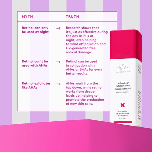 Drunk Elephant A-Passioni Retinol Cream - 1% Retinol Serum for Youthful Skin - 30 ml/1 fl oz