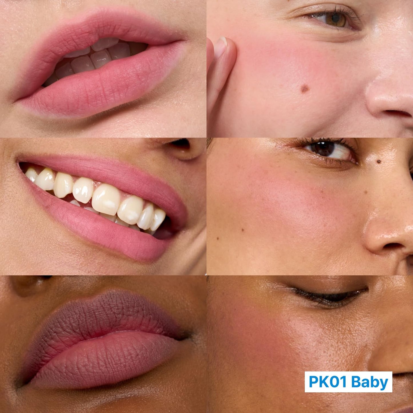 fwee Blurry Pudding Pot + Keychain SET | Airbrushed Blush & Lip, Buildable Pigment, Long-lasting, Lightweight, Easy to Blend, Natural Soft Matte Finish Makeup – Baby (Soft Pink) | 0.17 oz