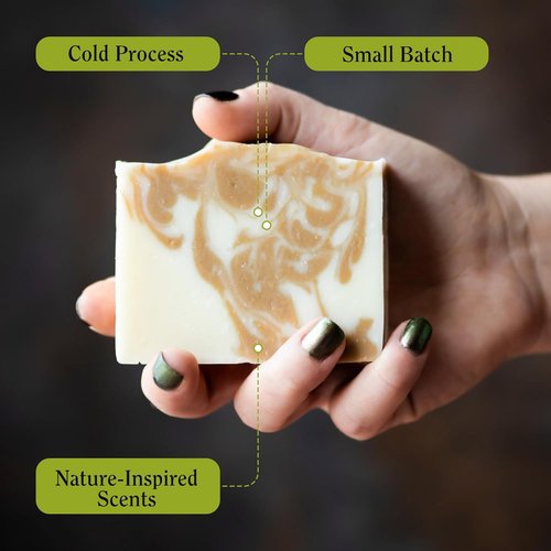 CompassSoap Pachamama Patchouli Bar Soap - Natural & Gentle Lather for Men & Women | 5 oz Pack of 2