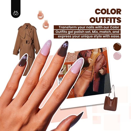 Beetles Gel Nail Polish Kit with U V Light - 68Pcs Gel Nail Kit 35 Colors Outfits Glitter Red Classic Blue Polish Set with Everything Nails Manicure Tools for Beginners DIY At Home Gifts for Women