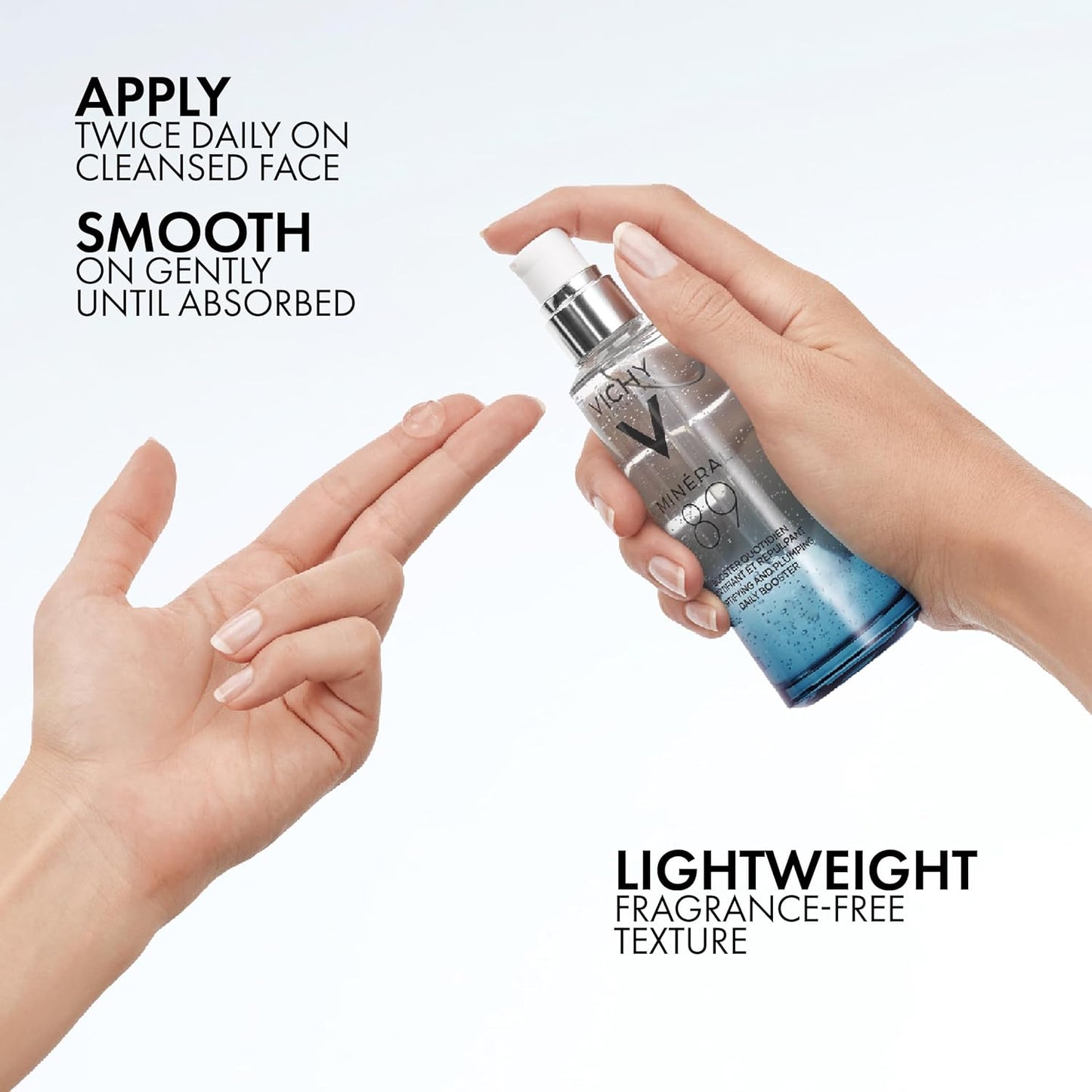 Vichy Mineral 89 Prebiotic Defense Serum - Niacinamide Hydrating Concentrate for Dull Skin, 50ml