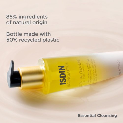 ISDIN Isdinceutics Essential Cleansing Oil - Radiant Skin Facial Cleanser, 6.76 FL OZ