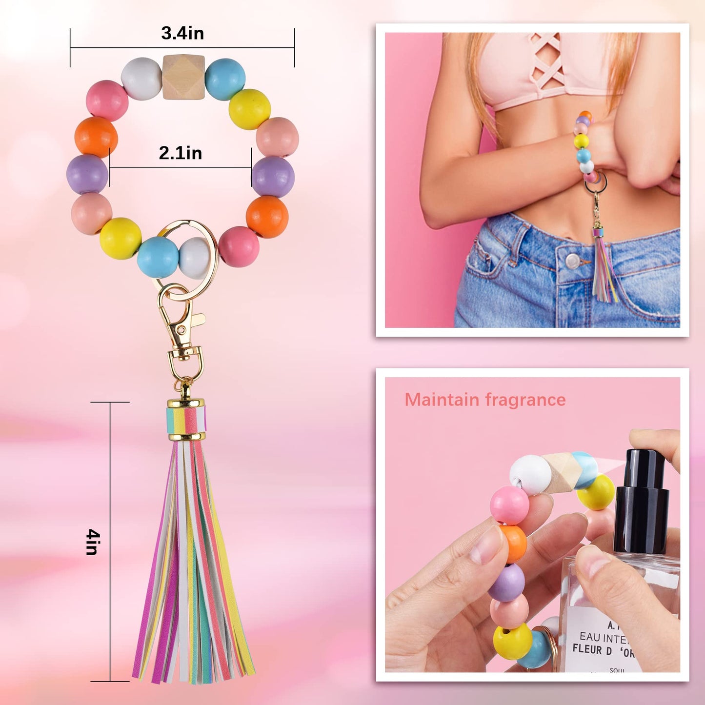 Elilier Birthday Gifts for Girls, Travel Makeup Bag Chenille Letter Pouch Cosmetic Bag, Makeup Travel Organizer, Monogrammed Bridesmaid Gifts for Women, Cute Stuff For Girls (Medium)