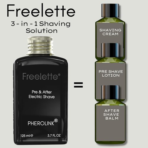 Freelette After Shave Lotion - Smooth Irritation-Free Shaving Balm - Moisturizing Formula for Close Shaves