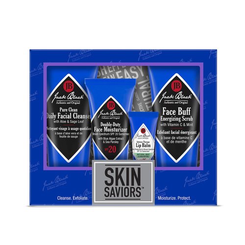 Jack Black Men's Skin Care Set - Ultimate Grooming Kit for Radiant Skin | Perfect Gift for Him