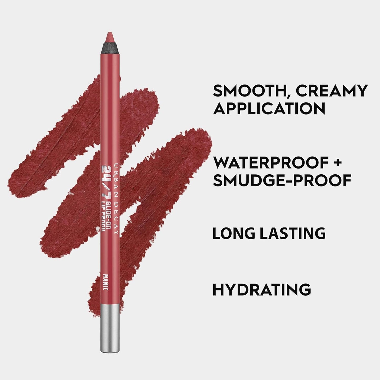 Urban Decay 24/7 Glide-On Waterproof Lip Pencil - Smudge-Proof, Longwearing, Moisturizing Formula | 0.04 oz