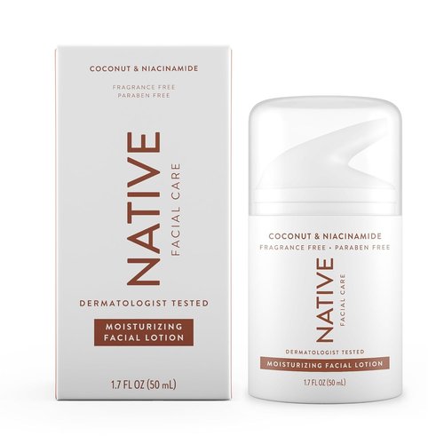 Regine Switzerland Daily Facial Moisturizer - Hydrating Cream with Vitamin B3 & Coconut | Lightweight Non-Greasy 1.7 fl oz