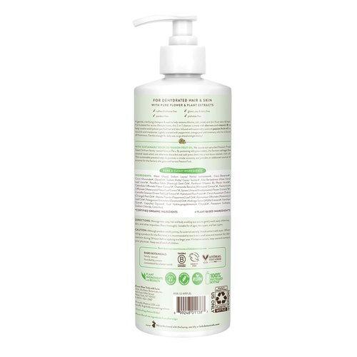 Babo Botanicals Citrus Mint & Passion Fruit Shampoo | Purifying Hair & Body Wash for All Ages