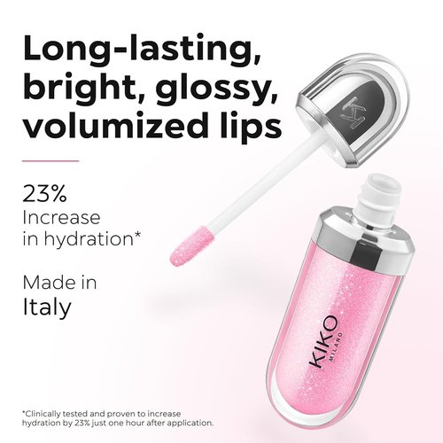 KIKO Milano 3D Hydra Lipgloss 41 - Limited Edition | Moisturizing 3D-Effect Lip Gloss