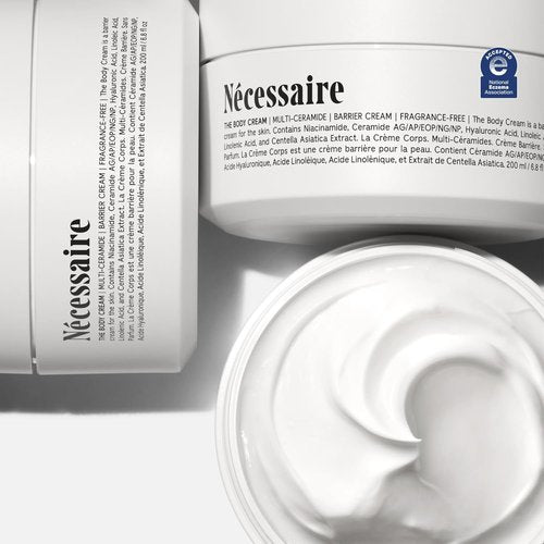 Nécessaire The Body Cream - Rich Barrier Repair With 5% Niacinamide & 5 Essential Ceramides | 200 ml / 6.8 fl oz
