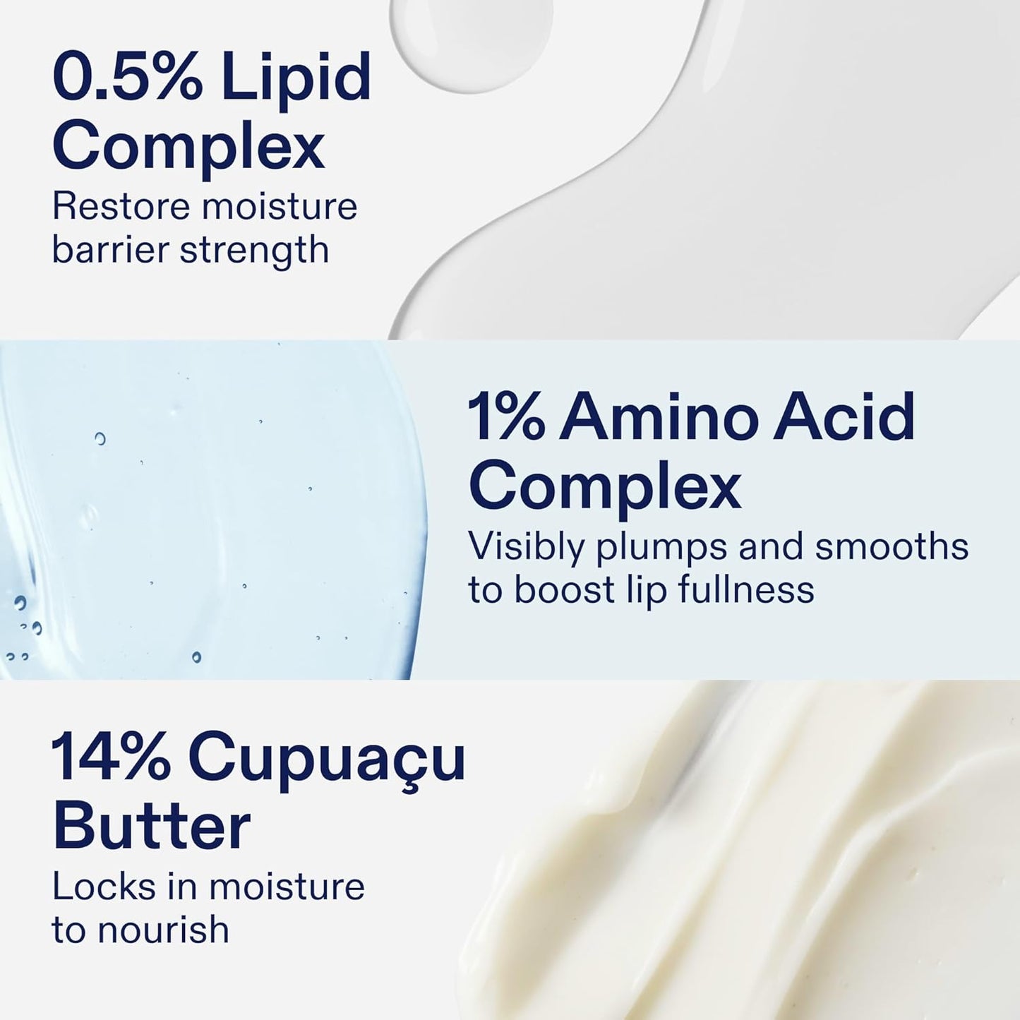 Skinfix Triple Lipid Lip Treatment - Hydrating, Volumizing Balm - Smooths Fine Lines - 0.27 oz - Fragrance Free, Vegan