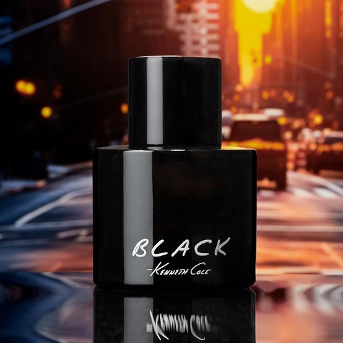 Kenneth Cole Black Cologne for Men - Elegant Eau de Toilette Spray | 3.4 oz