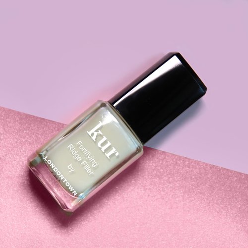 LONDONTOWN Kur Nail Ridge Filler - Strengthening & Smoothing Formula - Vegan, 0.4 fl oz