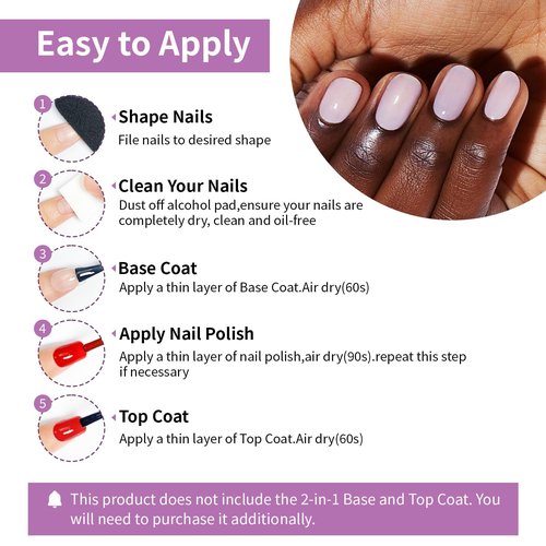 OpenLive 10ml Nude Pink Nail Polish Set 6 Colors Brown Red Purple All Seasons Neutral Color Quick Dry Nail Polish Set for Women Salon DIY Nail Art