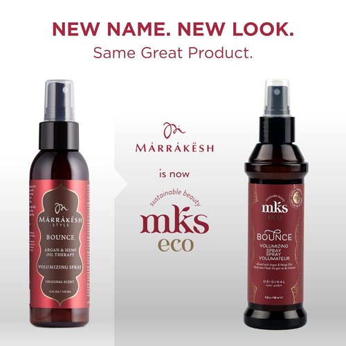 MKS Eco Bounce Volumizing Spray - Natural-Looking Weightless Volume - 4 fl oz | Moroccan Argan Oil & Hemp Seed Oil