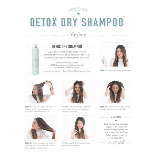 Drybar Detox Dry Shampoo - Lush Scent for Refreshing Hair | 3.5 oz Size