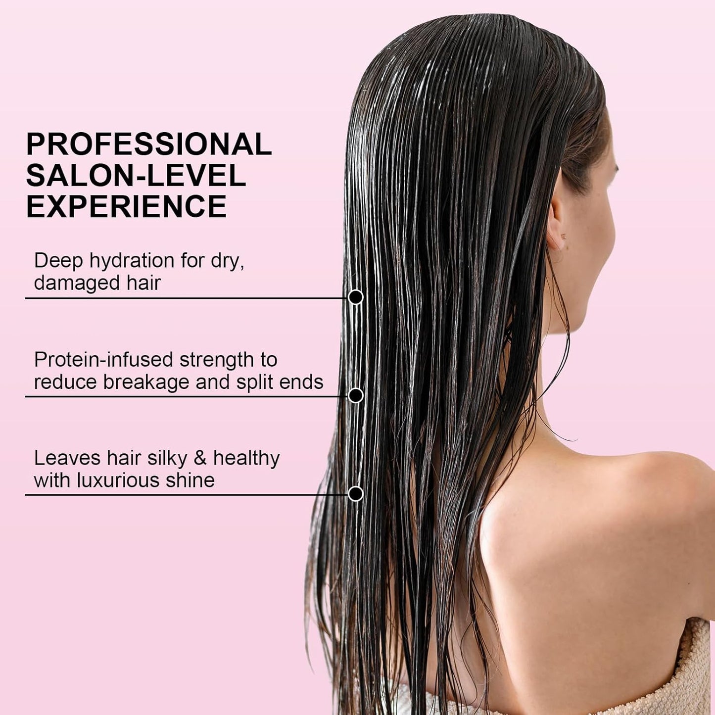 Skiennix Intensive Leave-In Conditioner - Deeply Hydrating Hair Mask for Dry, Damaged Hair | 50ml/1.7 fl oz