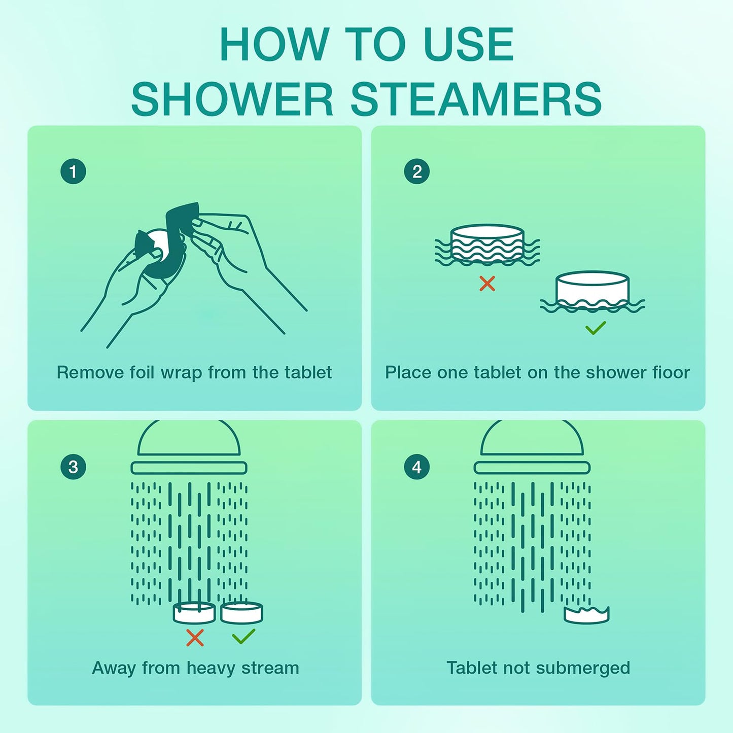 Shower Steamers Aromatherapy 18 Pack - Eucalyptus for Shower, Birthday Gifts for Women Men, Mothers Day Gifts for Mom Wife from Daughter Son, Nasal Relief Self Care Spa Gifts, Eucalyptus & Mint