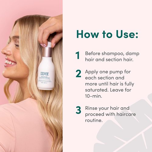 Coco & Eve Conditioner - Deep Conditioning Pre-Shampoo Treatment for Dry, Damaged Hair | 4.23 fl oz
