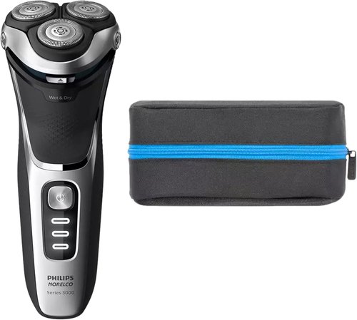 PHILIPS Series 3000 Electric Shaver for Men - Cordless Rechargeable Wet & Dry with Pop-Up Trimmer