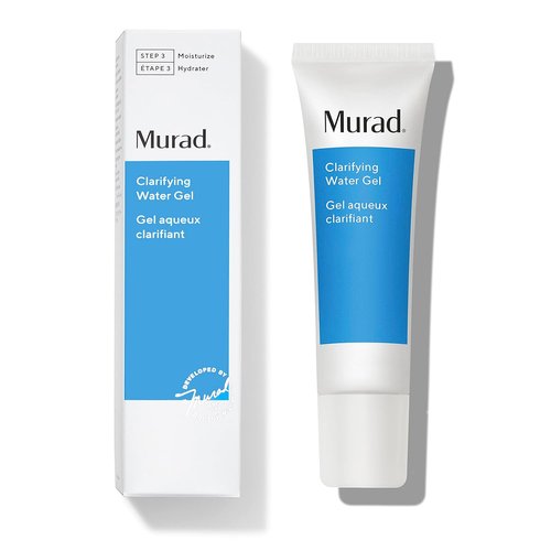 Murad Clarifying Water Gel - Lightweight Moisturizer for Acne-Prone Skin with Salicylic Acid | 2 Fl Oz