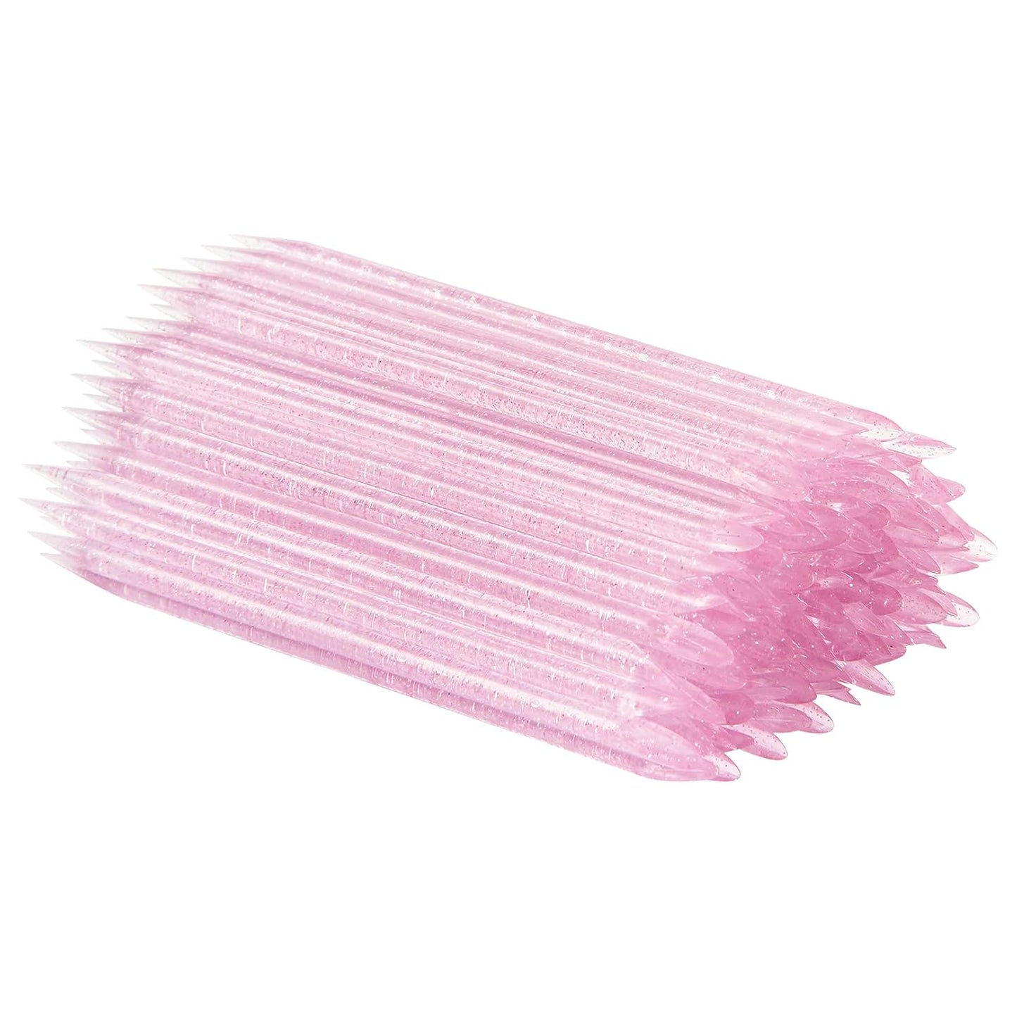 Vaincre 100 PCS Disposable Nail Stick Cuticle Pusher bulk, Double Sided Cleaning Cuticle Stick, Manicure and Pedicure Tool (Black)