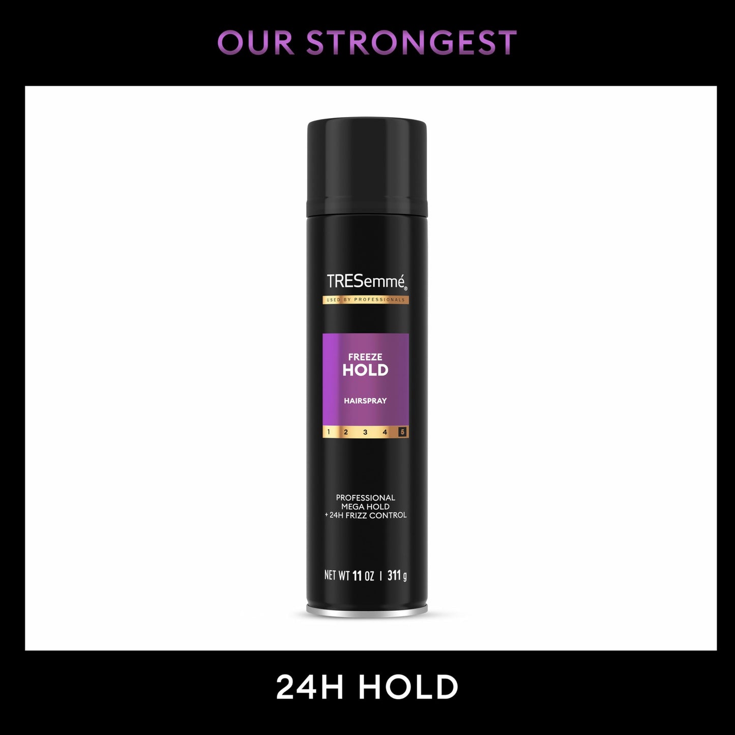 TRESemmé Hairspray Pack of 6 Freeze Hold for 24-Hour Frizz Control and All-Day Humidity Resistance 11 Fl Oz