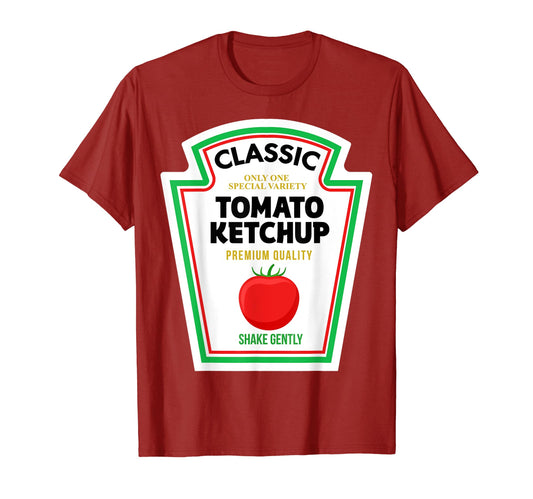 TOMATO KETCHUP DIY Halloween Costume Matching Group Funny T-Shirt