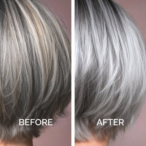 Just Nutritive Purple Toning Shampoo - Eliminate Brassiness & Boost Shine for Blonde, Gray, and Bleached Hair | 8 oz, Sulfate-Free, Paraben-Free