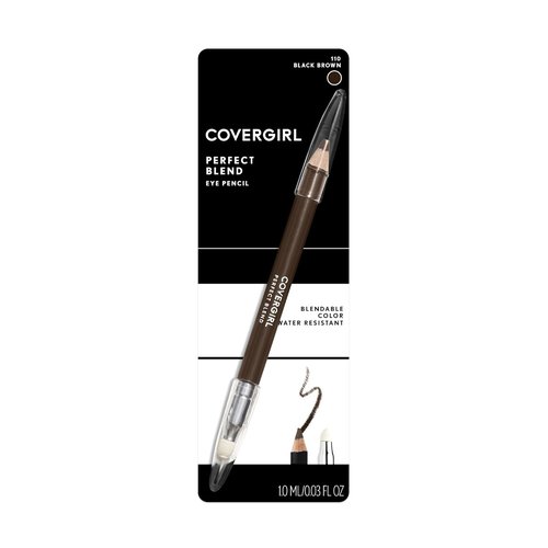 COVERGIRL Perfect Blend Eyeliner Pencil - Smooth Application, Black Brown | 0.03 oz (850 mg)