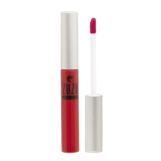 Zuzu Luxe Sheer Gloss (Luscious - Coral/Warm Shimmer), Natural Lip Gloss, Natural, Paraben Free, Vegan, Gluten-free, Cruelty-free, Non GMO, 0.17 oz