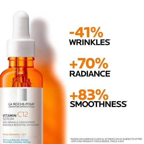 La Roche-Posay Vitamin C Serum - Hydrating Face Serum with Hyaluronic & Salicylic Acid for Radiance | 2 Formulas for Normal/Oily Skin