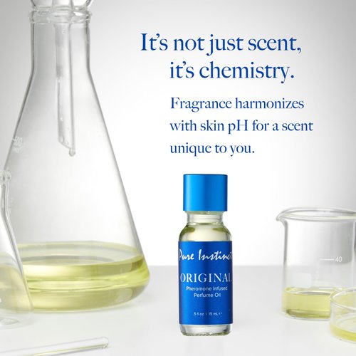 Pure Instinct - The Original Pheromone Infused Essential Oil Perfume Cologne - Unisex For Men and Women - TSA Ready